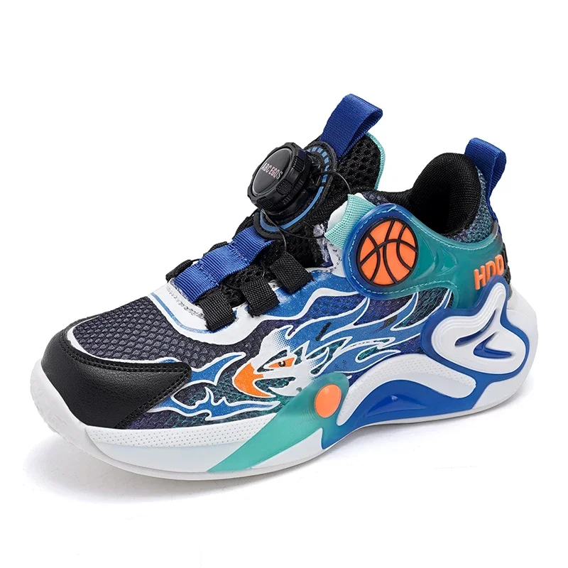 Luxury Boy Sneaker 2025 New Fashion Outdoor Kids Basketball Shoes Soft Sole School Children Sports Shoes for Boy 4 To 12 Years 3