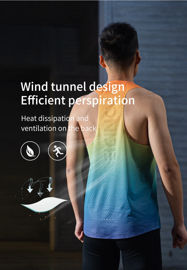 AONIJIE FM5155 Male Men's Quick Drying Sports Vest Ultra-light Cross-country Underwaist Running Sleeveless For Marathon 5