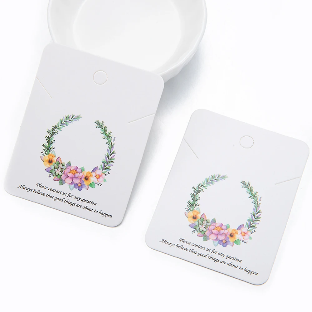 карточки для упаковки украшений «сделай сам»