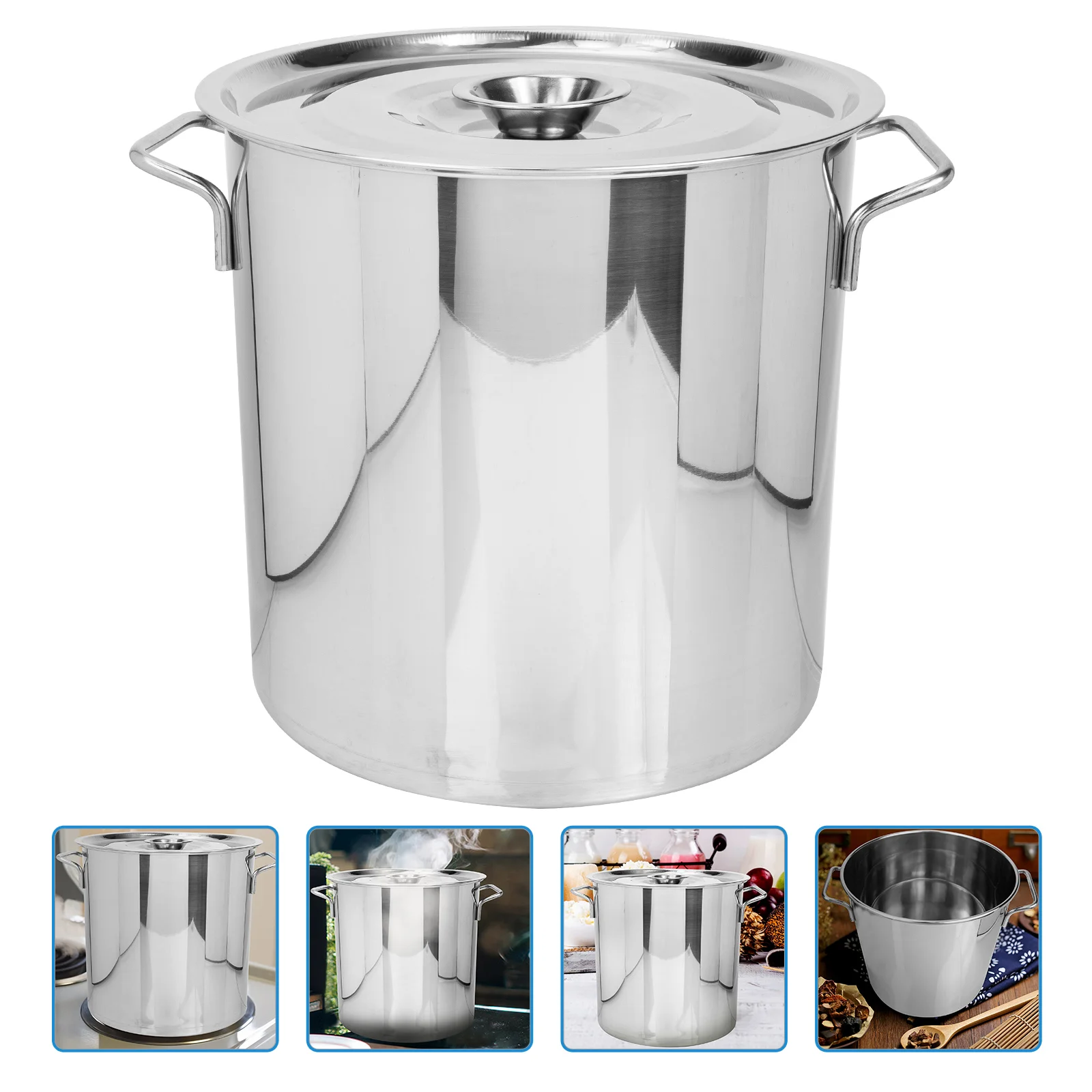 CrayfishBoilerCookingLargeSoupBucketStainlessSteelPotSteamer