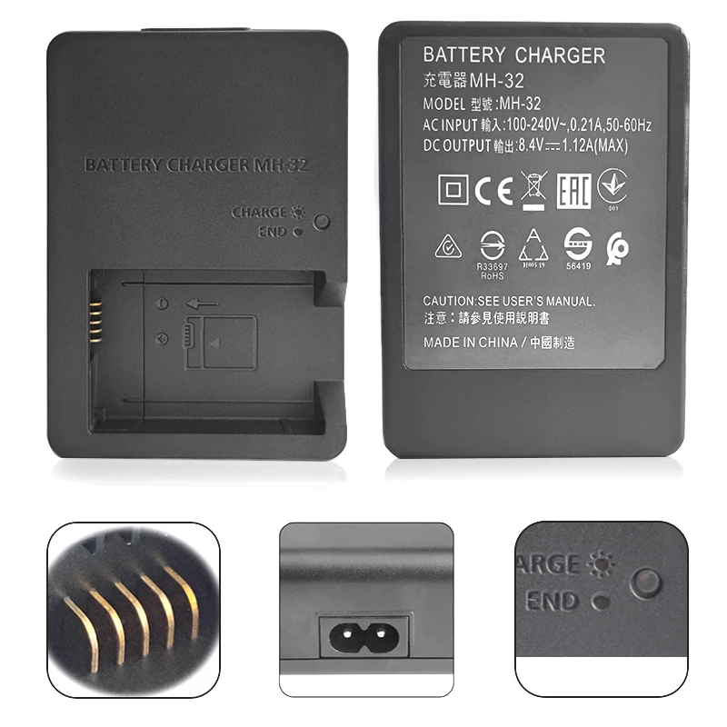 Nikon Z50 バッテリー・充電器付き Nikon Z50 EN-EL25 MH-32充電式リチウムイオンバッテリー用LED