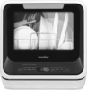 Portable Mini Dishwasher Countertop with 5L Built-in Water Tank for Apartments& RVs, No Hookup Needed, 6 Programs, 360° 1