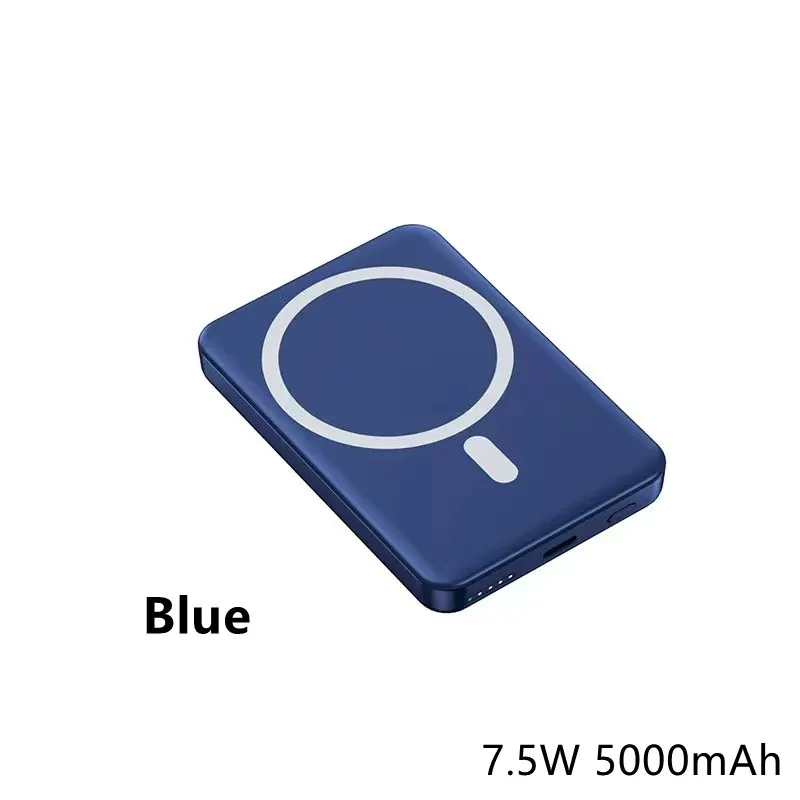 magnetic wireless power bank Magnetic Suction Wireless Charging Treasure PD22.5W Fast Charging Mobile Power Phone  Card Battery External Power For Apple top power bank Power Bank