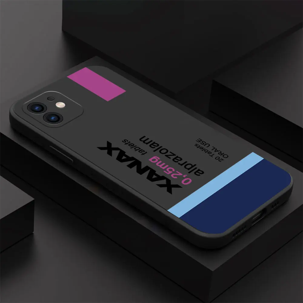 Luxury Fashion Xanaxs Soft Silicone Phone Case - Premium Back Cover