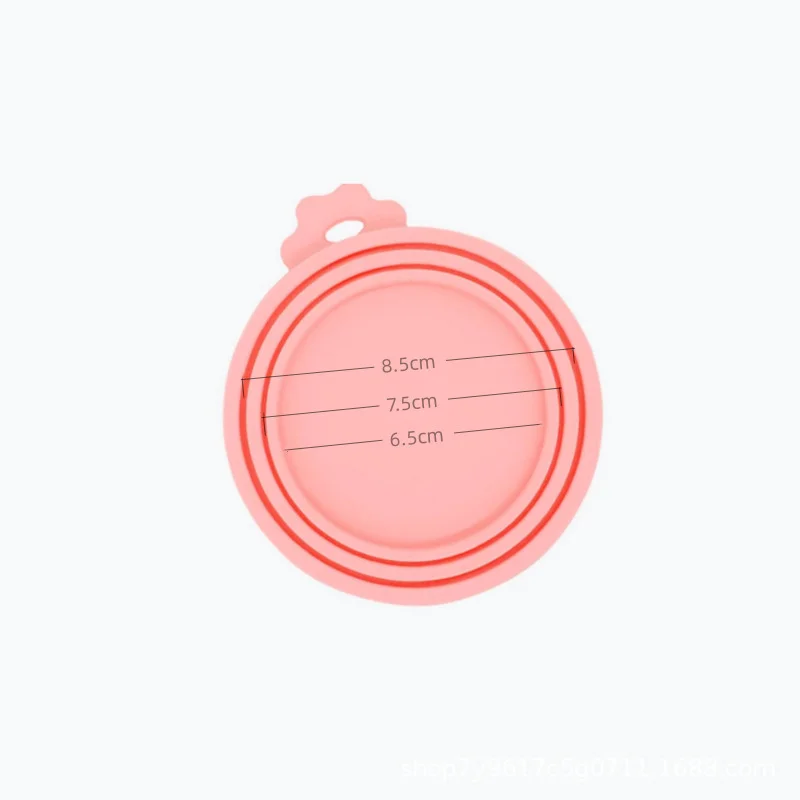 Reusable Silicone Pet Can Lid - Keeps Food Fresh and Odor-Free
