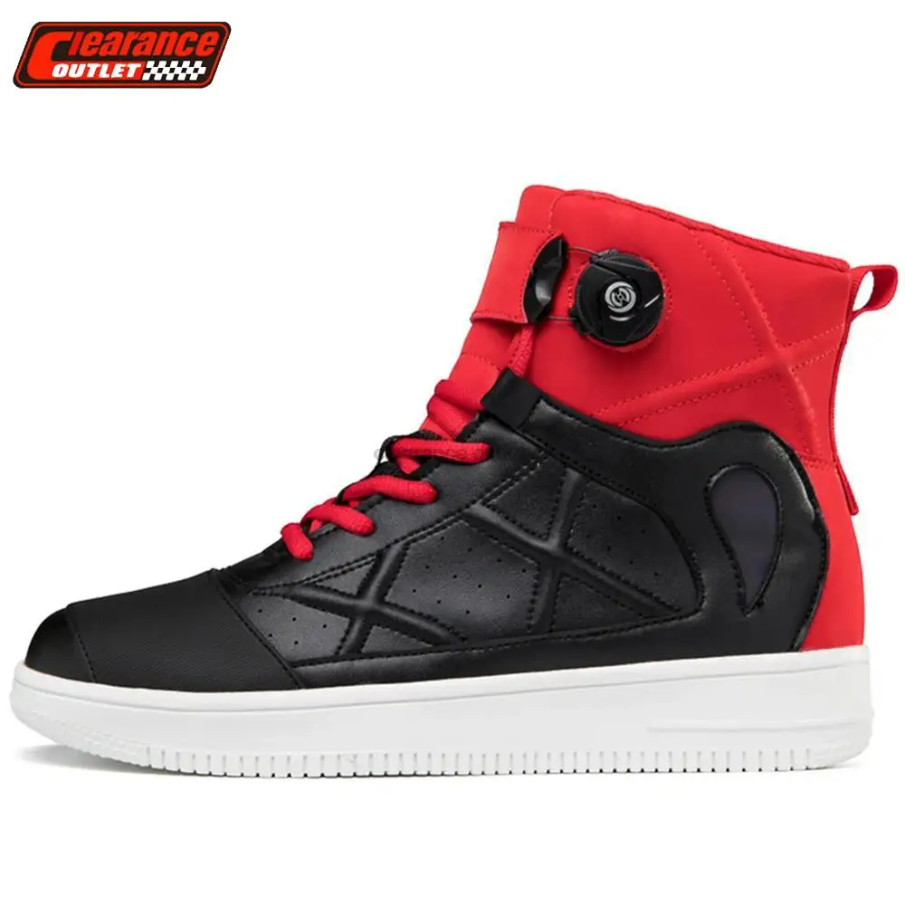 

New Casual And Comfortable Sports Shoes For Outdoor Trips Motorbike Riding Boots Motorbike Riding Leather High Plate Shoes