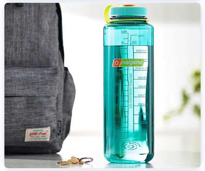 Nalgene 1500ml Weithalswasserflasche Große Kapazität Tritan Outdoor-Sportflasche 1,5L Auslaufsicher für Camping Wandern Langlebig Sicher – Detail 19