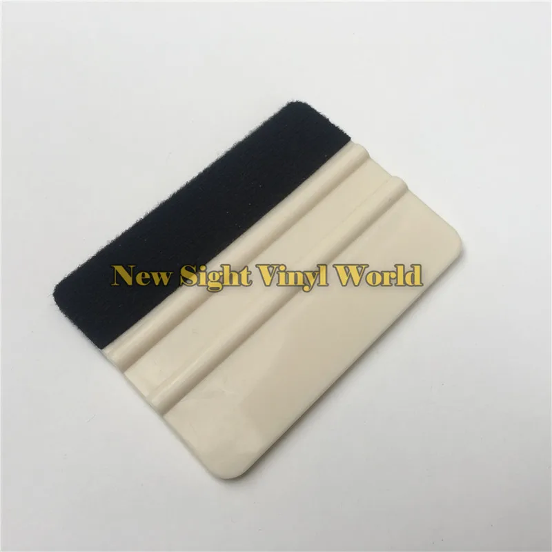 100 pcs/Lot Car Application Tools White Felt Squeegee For Car Wrapping