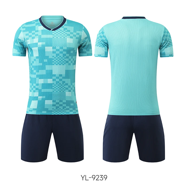 Children's Breathable Soccer Jersey and Training Tracksuit Set