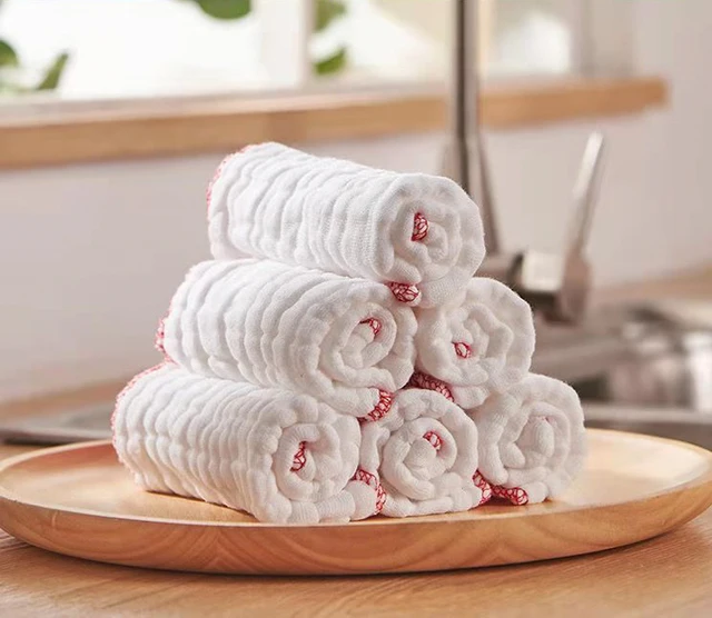 Organic Cotton Kitchen Dish Hydrophilic Cloths Zero Waste Towels X/B For  Washing Home Cleaning Rags Tools Household Accessorie - AliExpress