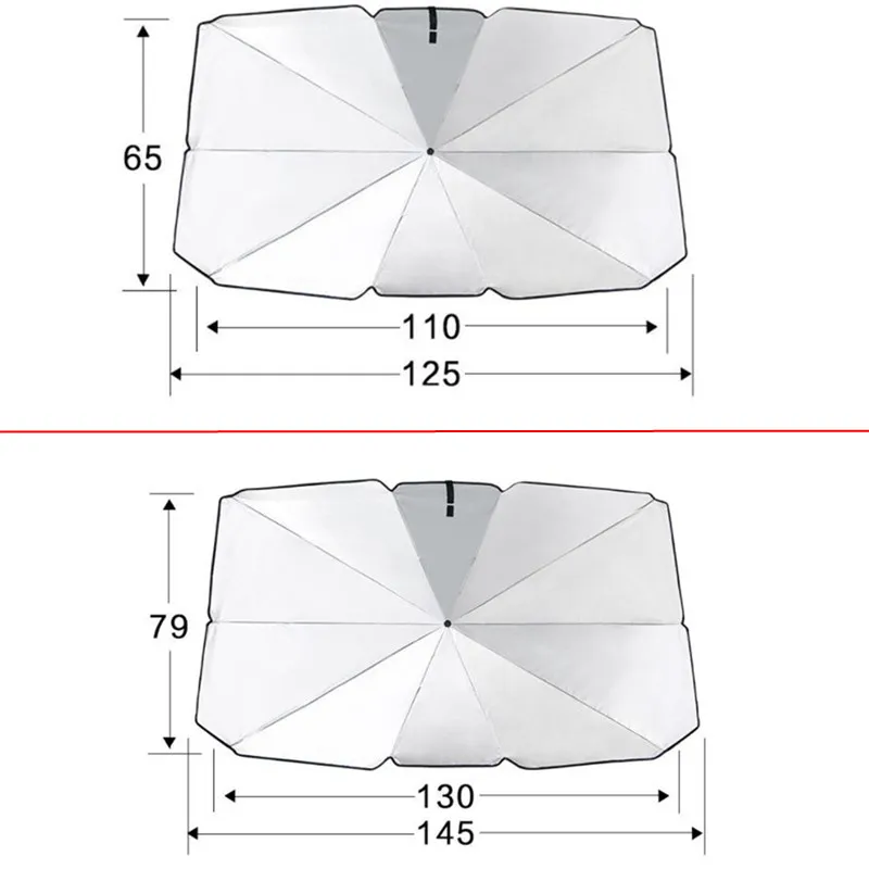 Car Sun Shade Protector Parasol Front Window Sunshade Covers For  Fiat/Alfa/Jaguar/Ssangyong/Infiniti/Chery/