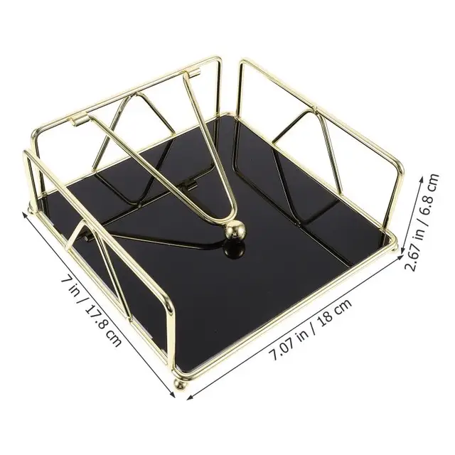 Portatovaglioli In Ferro - Design Triangolare Elegante Per Tavola E Cucina - Foto 7