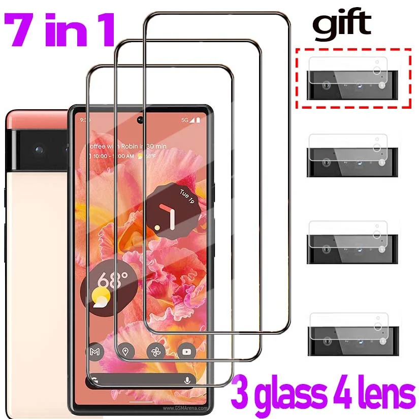 Vetro Temperato Google Pixel 6 Vetro Pixel 7 Proteggi Schermo Pixel 6A Pellicola Protettiva Per Smartphone Obiettivo Per Fotocamera Pixel-6 Gb7N6,G9S9