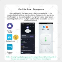 Waterproof Zigbee 3.0 Temperature Humidity Sensor IP65 Indoor Outdoor Hygrometer Thermometer Work With Gateway Zigbee2MQTT Alice - Image 3