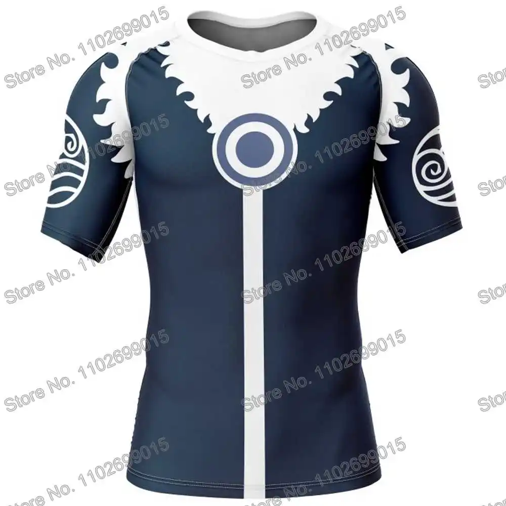 Avatar Anime Surf Clothing BJJ MMA Men Rash Guard Short Sleeve Diving T-Shirt Tight Swimwear Summer Beach Floatsuit Women GYM