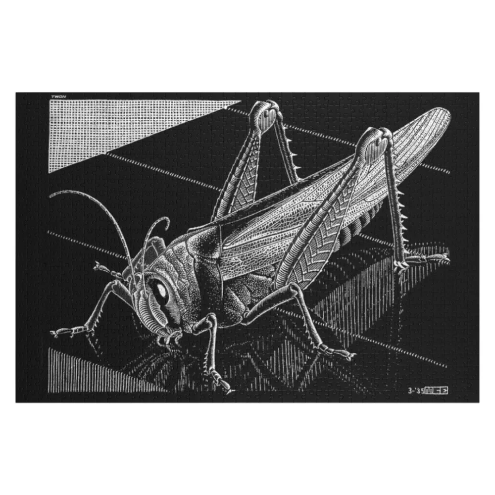 MC Escher - Grasshopper Jigsaw Puzzle Custom Jigsaw Children Christmas Gifts Puzzle