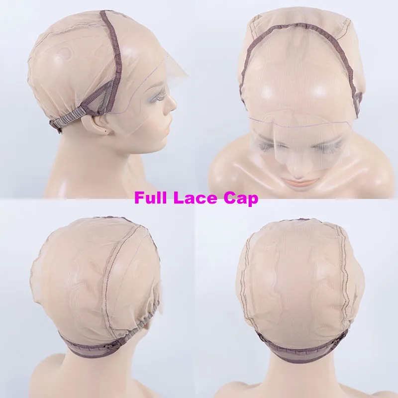 Uniform Size Lace Wig Caps For Making Wigs With Adjustable Strap Accessories Net 22.5
