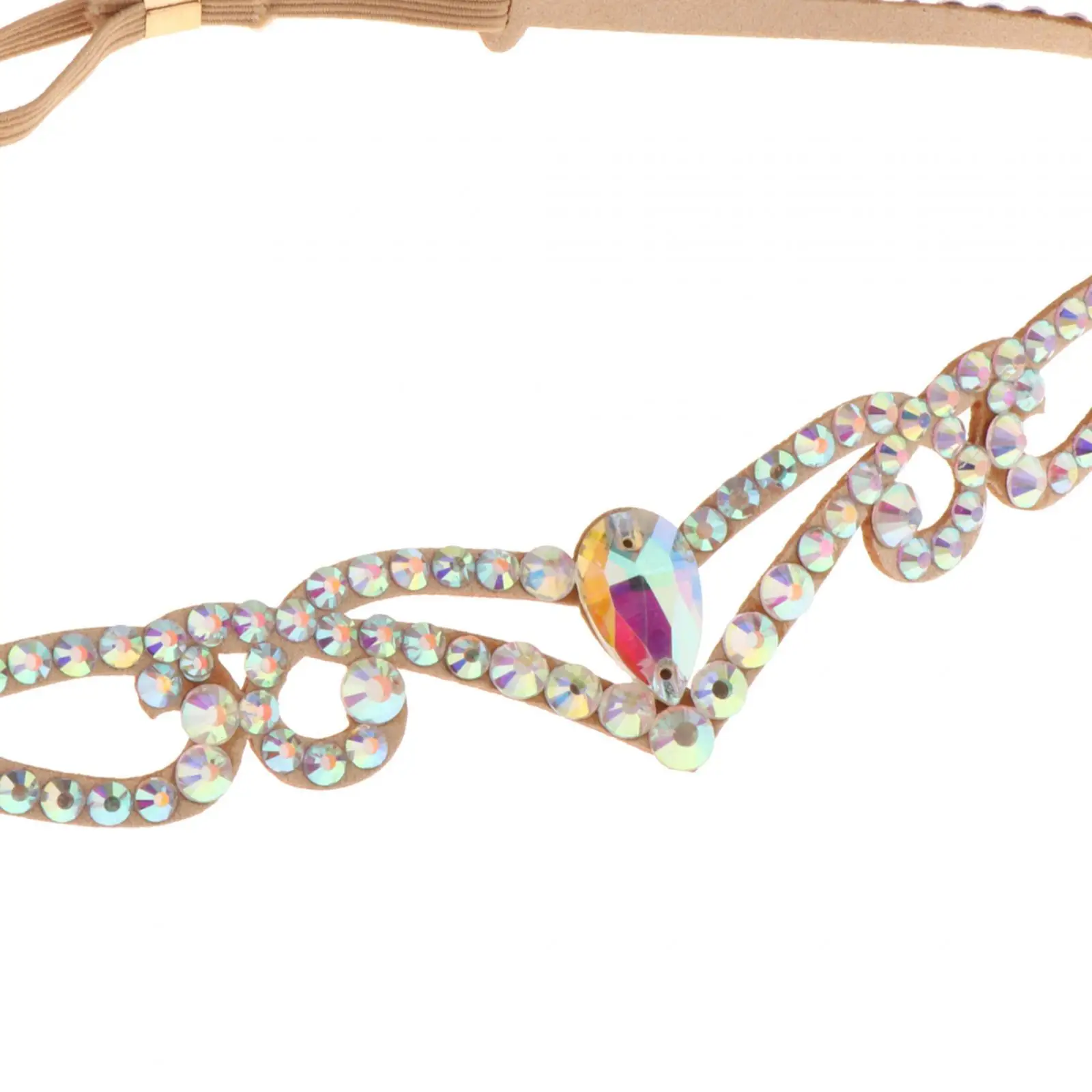 Rhinestone Belly Dance Headpiece Bellydance Accessories Bellydancing Head Wear for Party Festival Stage Belly Dance Adult Teen