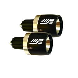Universal Metal Handle Cover Plug for Piaggio MP3 Motorcycles (Titanium)