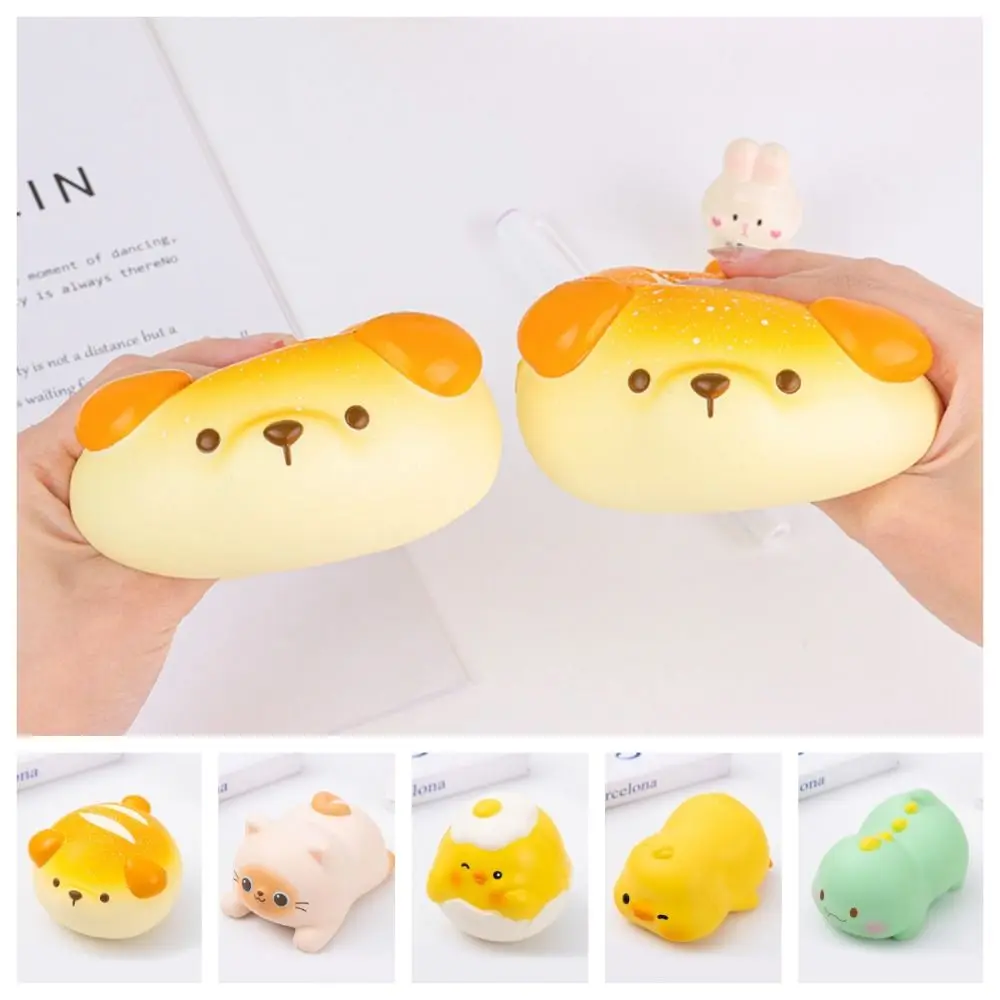

Duck Bread Dog Fidget Toys Stretch Squeezing Soft Dinosaur Squeeze Sensory Toys Chick Round Siamese Cat Slow Rebound Toy