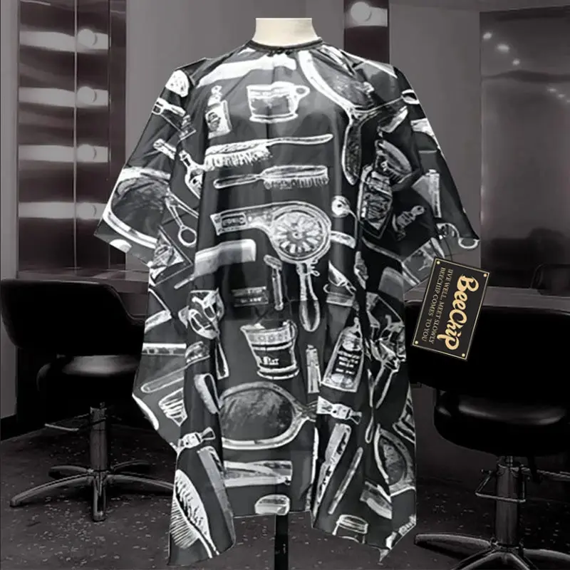 Haircut Cape Haircut Bibs Anti Static Non Sticky Hair Hair Stylist Professional Bibs Barber Shop Adults Haircut Shawl Household Waterproof