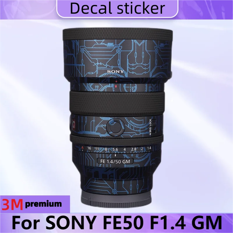 

Защитная виниловая пленка для объектива камеры Sony FE 50 мм F1.4 GM 50 1,4 F/1,4 1.4GM F1.4GM