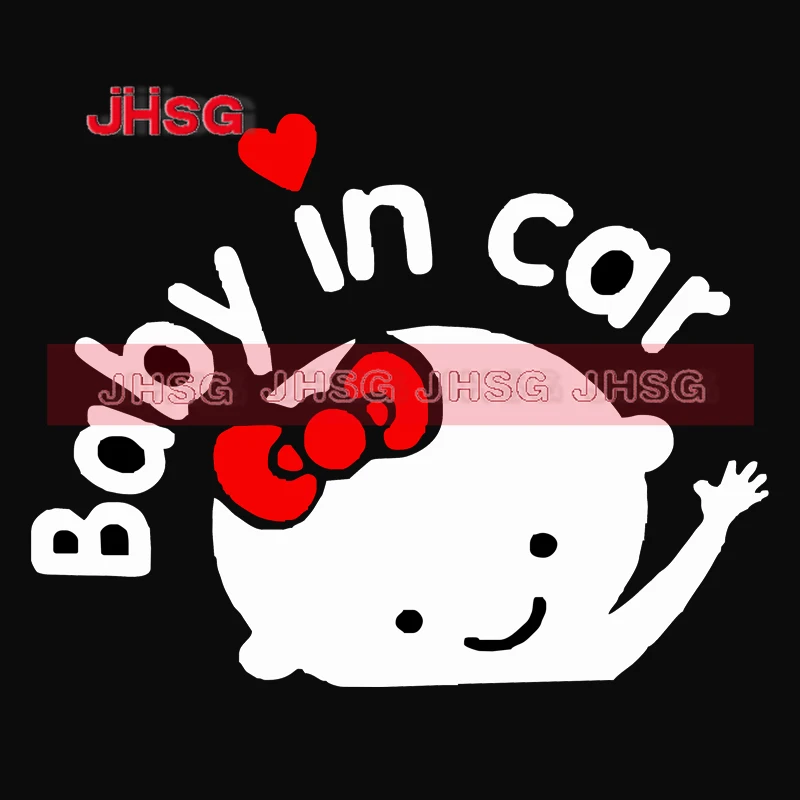 

JHSG Car Stickers, Funny Car Shapes, 3D Cartoon Stickers, Warning Stickers In The Stroller, Customizable