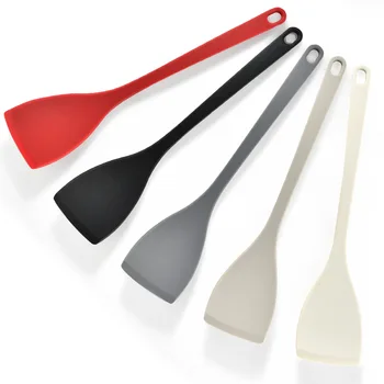1Pc Non-stick Silicone Cooking Leakage Spatula Dense Shovel Fried FishOmelette Shovel Non-stick Spatula Kitchen Cooking Tools