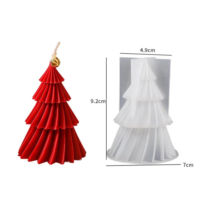 Festive Fir Aroma Candle Silicone Mold