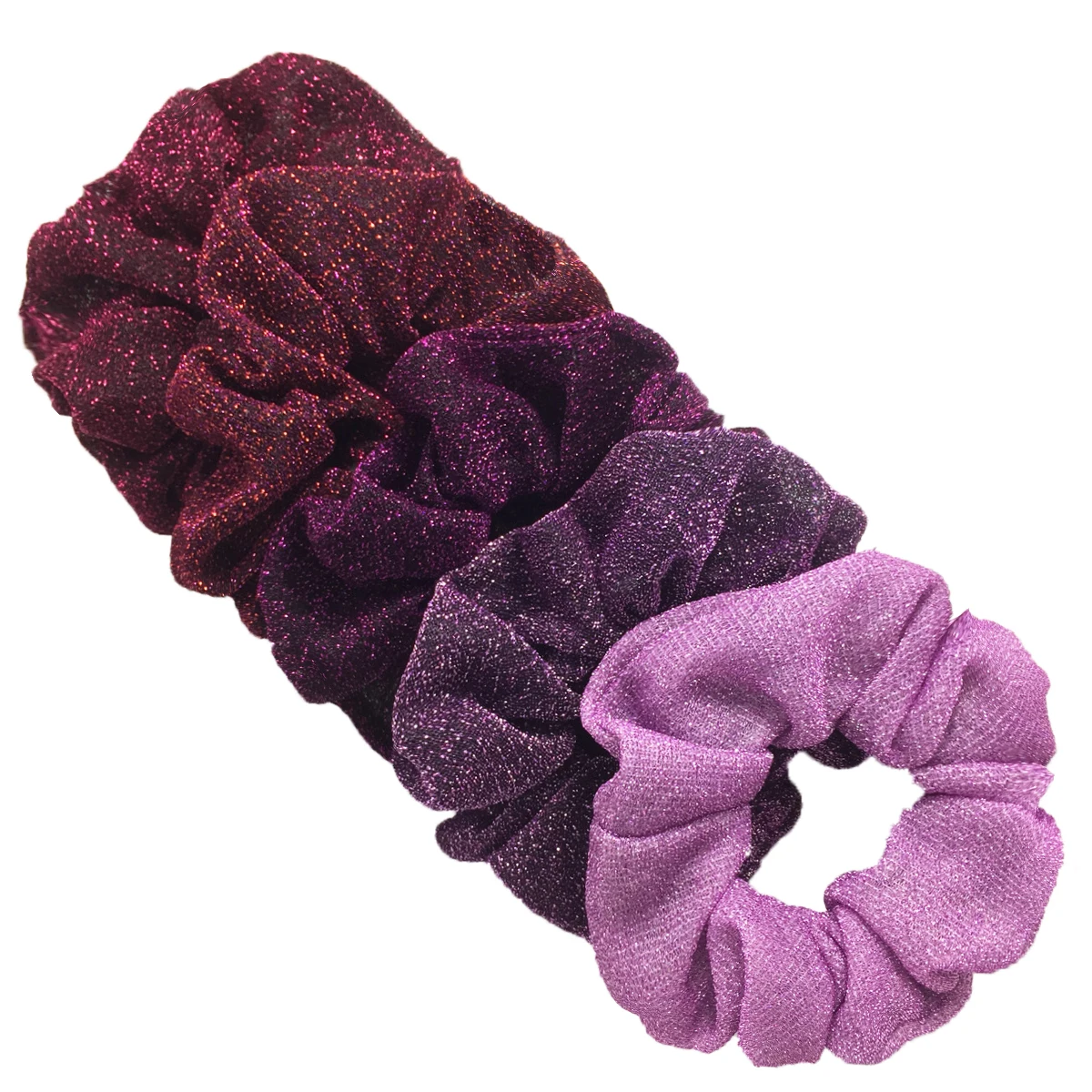 5 teile/los Mädchen Sparkly Pailletten Scrunchies Haar Elastische Bands Scrunchy Krawatten Seile Pferdeschwanz Halter Gummibänder für Mädchen Glänzend – Detail 8