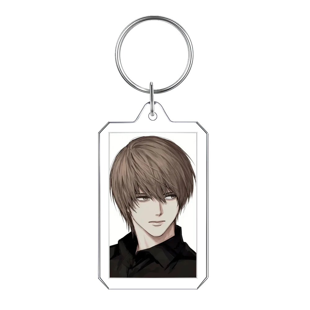 Death Note Acryl Anhänger Yagami Licht Cartoon Rucksack Paar Set Dekor Zubehör Schlüsselbund Anime Kreative Student Geschenk – Detail 10