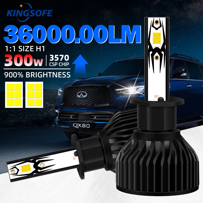 SEALIGHT H7 Bulbs 36000LM Ultra-Bright S6 H7 Dual Bulbs No Adapter - View #2