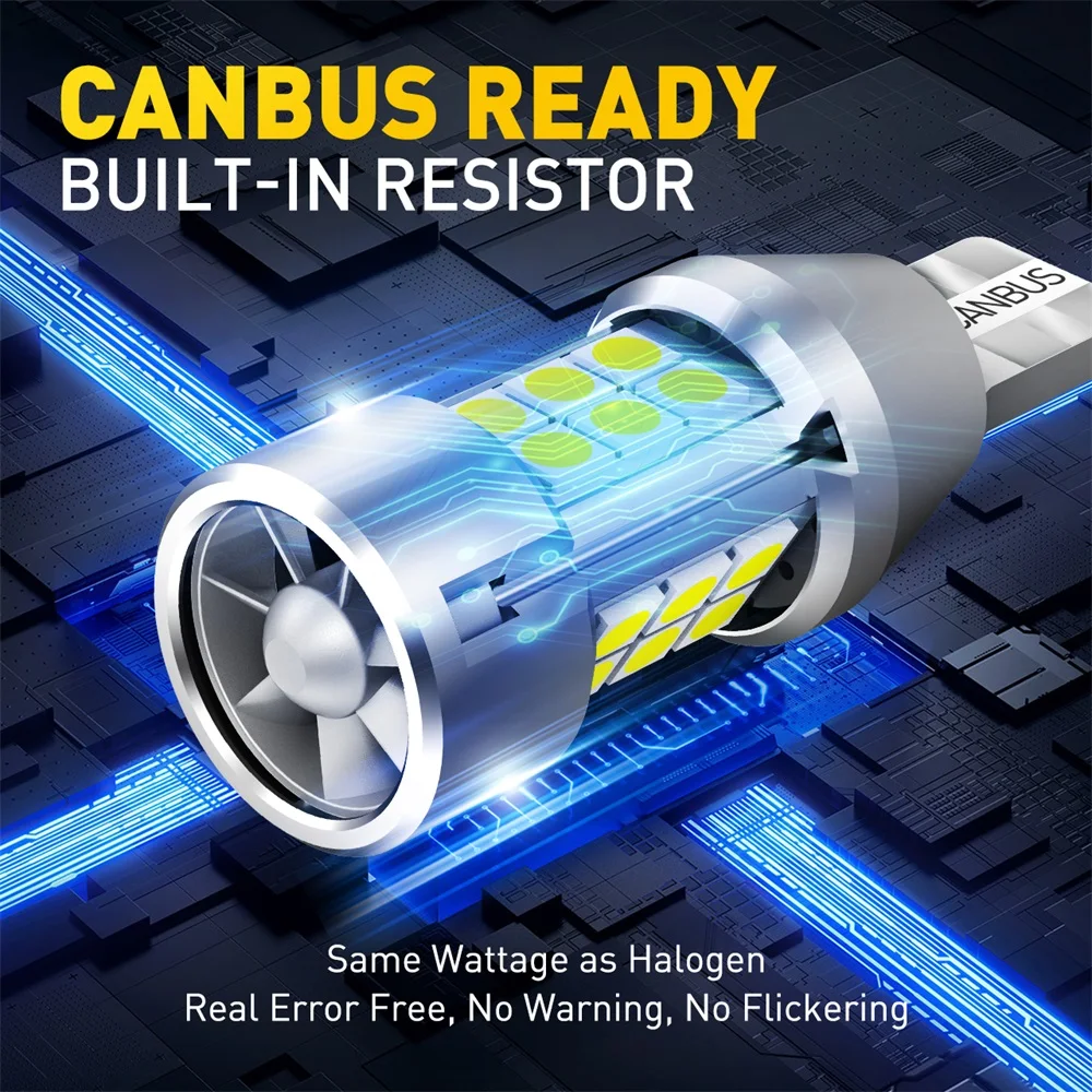AUXITO ĵ LED W16W T15 LED T16 ,  Ʈ, 6500K ȭƮ,  , 912 921  ,  , 18PCs, 3030SMD