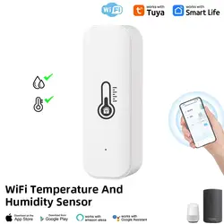 Smart WiFi Temperature & Humidity Sensor with App Monitoring (TH08)