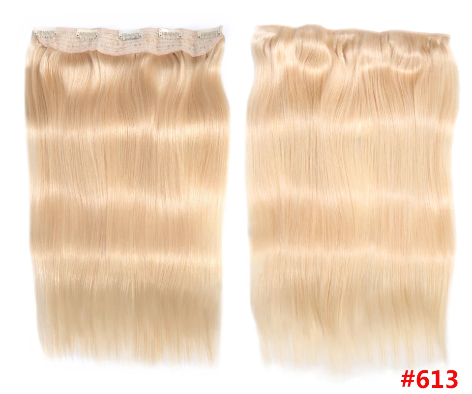 Clip In One Piece Remy 10inches with 5clips Human Hair Extensions Pure Color Natural Hairpieces Full Head Clips On Extesnsions