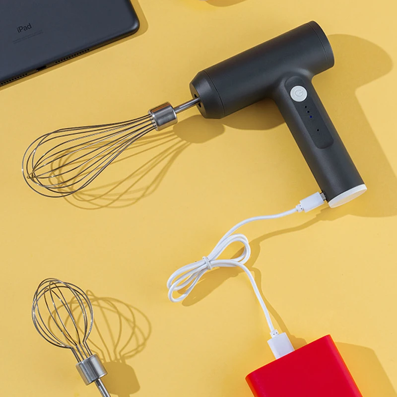 USB Electric Milk Frother Multifunction Portable Eggbeater Coffee Maker Whisk Mixer For Drink Cappuccino Cream Handheld Foamer 2
