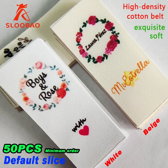 High Density Clothing Labels Fabric Labels in Size 4*6cm - AliExpress