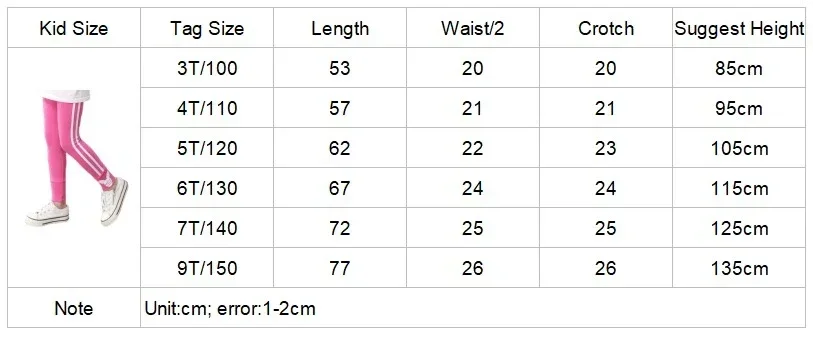 girls pants girls trousers kids pants Spring Autumn Cotton Girls Leggings Vertical Stripe Toddler Kids Sport Pants For 3-9Years