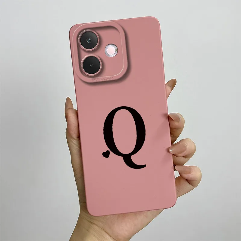 Luxury Letters Soft Slim Silicone Anti-Drop Protective Phone Case