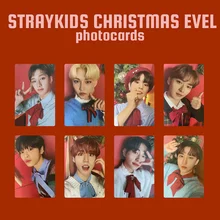 

8PCS/SET KPOP STRAY KIDS Winter Album Christmas EveL Same Smallcard Randomcard New Korea Group Thank You Card Fashion Gifts