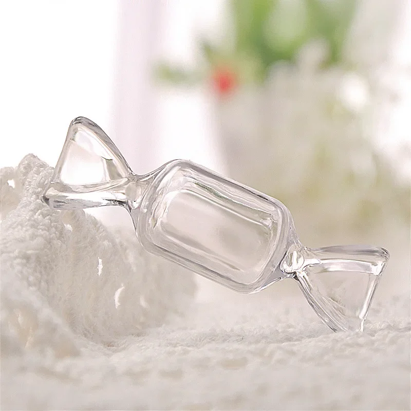 10pcs/set, Cute Mini Plastic Candy Box For Weddings, Baby Showers, And Parties-Transparent And DIY Friendly