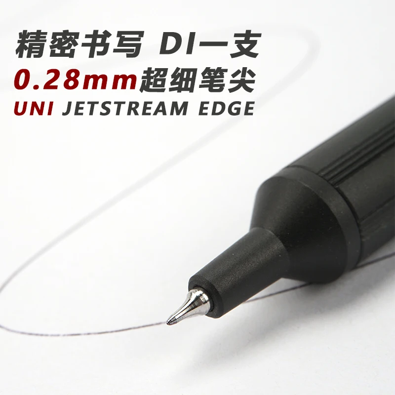 Ballpoint Pen Japan UNI JETSTREAM EDGE Ultra Fine Ballpoint Pen SXN-1003 Metal 0.28/0.38mm Fast-Drying for business signing Japanese Stationer