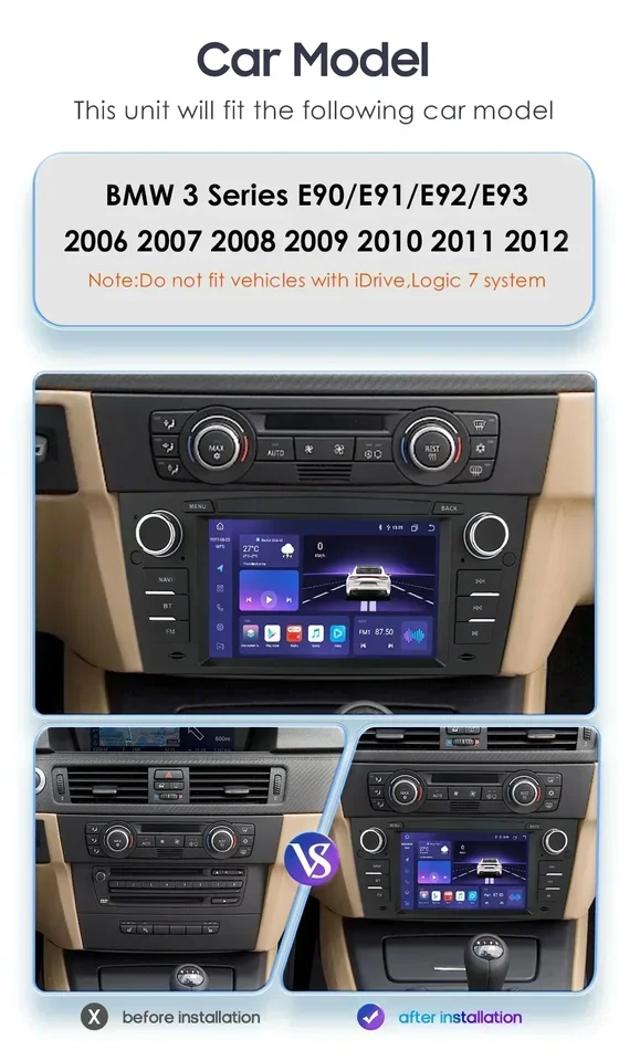 BMW E90 E91 E92 E93 2DIN 3シリーズ GE-BM204G E90⁄E91⁄E92⁄E93 BMW E90 E91 E92 E93 2DIN 3シリーズ GE-BM204G E90⁄E91⁄E92⁄E93