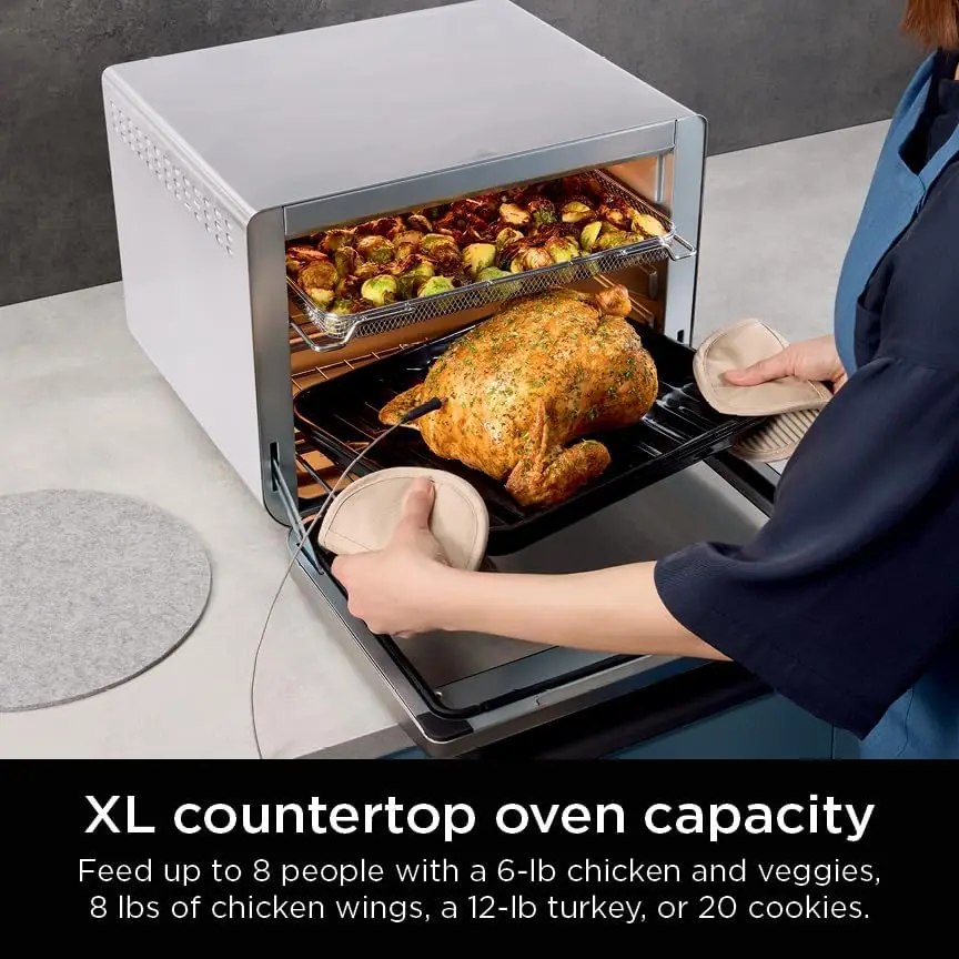 Description Picture 6 of item10-in-1 Smart Digital Countertop Convection Toaster Oven with Air Fry, Air Roast, Broil & Bake, 1800W Stainless Steel