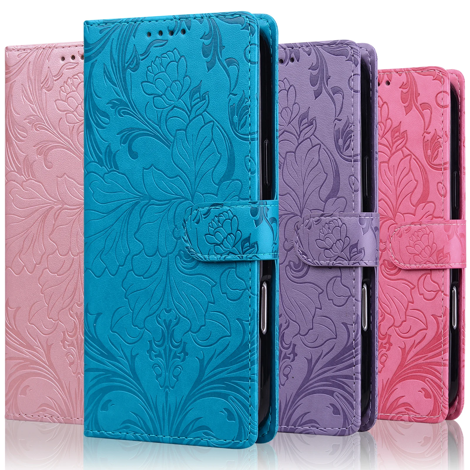 Magnetic Flip Leather Wallet Phone Case