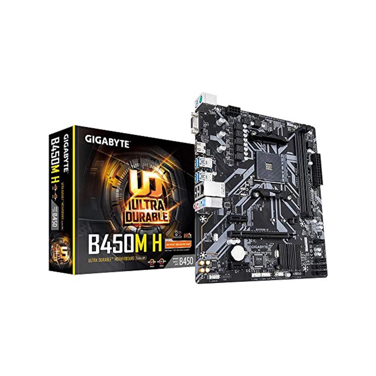 Per Gigabyte B450M H Am4 Amd B450 Ryzen Serie 5000 Sata 6 Gb/S Micro Atx Amd Ddr4 3600 Scheda Madre Dual Channel