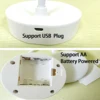 LED Portable Dimmable Table Lamp USB Plug Battery Powered Desk Lamp Bedroom Reading Night Light Eye Protection LED Bedside Lamp 5