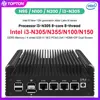 Intel Mini PC i3 N305 N355 N150 N100 Soft Router DDR5 4xi226-V 2.5G LAN Fanless Solid Firewall Computer Proxmox ESXi Host Server 1