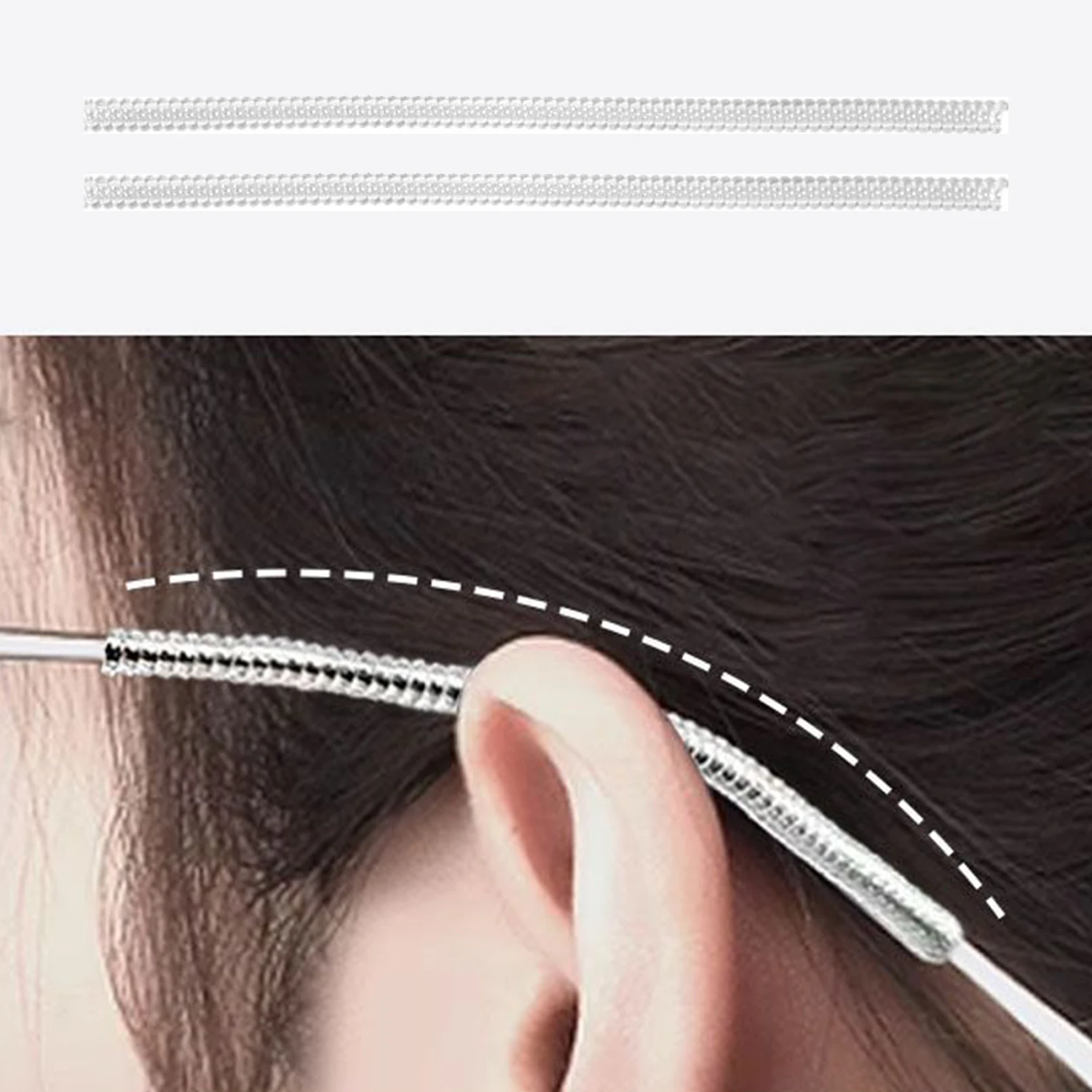 

New Fashion Anti Slip Ear Hook Eyeglass Eyewear Accessories Eye Glasses Silicone Grip Temple Tip Holder Spectacle Eyeglasses