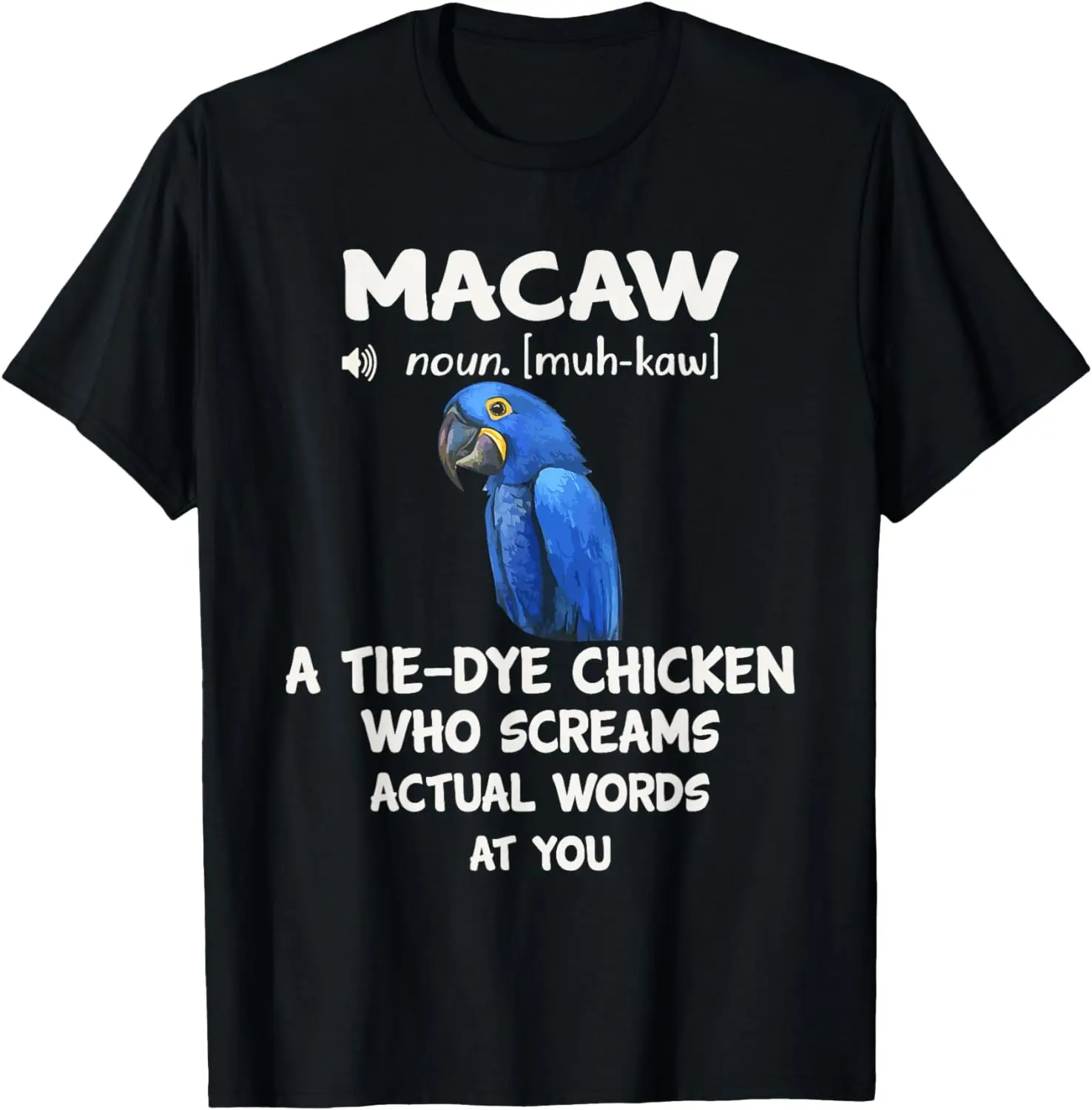 

Hyacinth Macaw T-Shirt, Funny Definition Macaw Tee Shirt